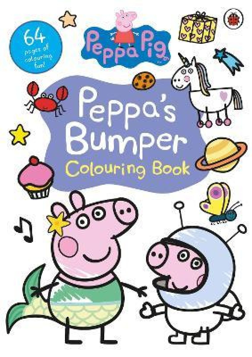 Peppa Pig: Peppa's Bumper Colouring Book : Official Colouring Book ...